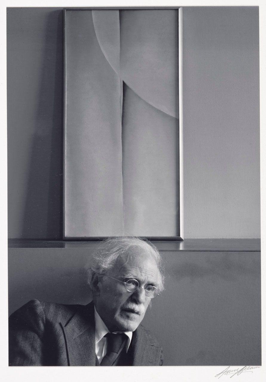 Alfred Stieglitz and Painting by Georgia O'Keeffe, An American Place, New York City