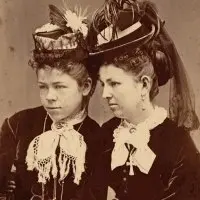 Kate (left), the eldest child of Edwin and Margaret, was born in 1854 in Sacramento. She pursued an active interest in art and was a student of Charles Christian Nahl. Her paintings were included in the prestigious San Francisco Art Association exhibitions. She married James O. B. Gunn in February 1874, but died soon after on October 26, 1874.
